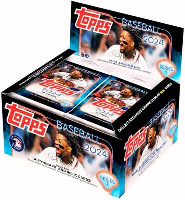 2024 Topps Series 1 бейсбольный мяч розничная упаковка 20 шт. [Товар]