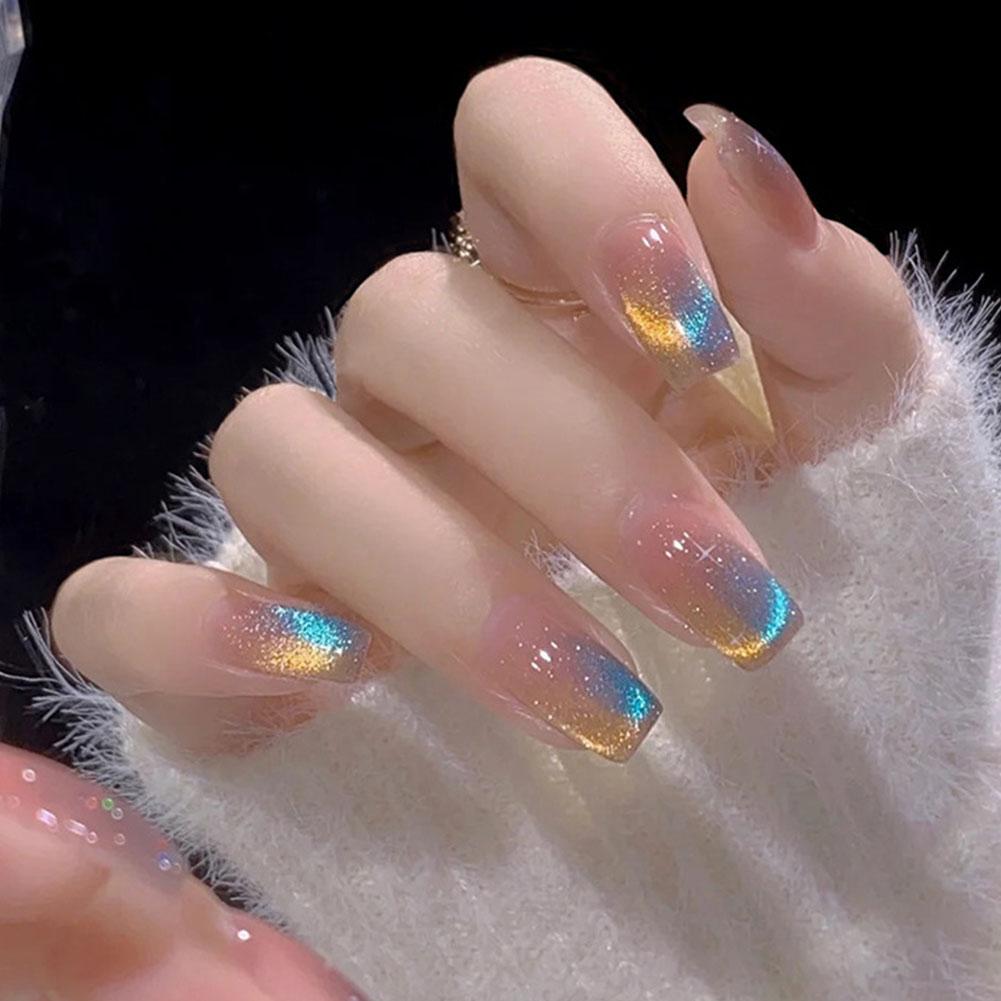 Двусторонний магнитный стержень для кошачьего УФ-гель-лака с инструментами для ногтей, модный дизайн для украшения, W6S7