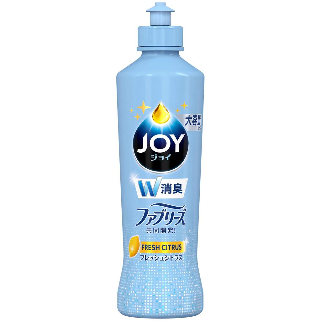 Joy Compact Dish Detergent W Deodorant Fresh Citrus Large Capacity Bottle 300mL