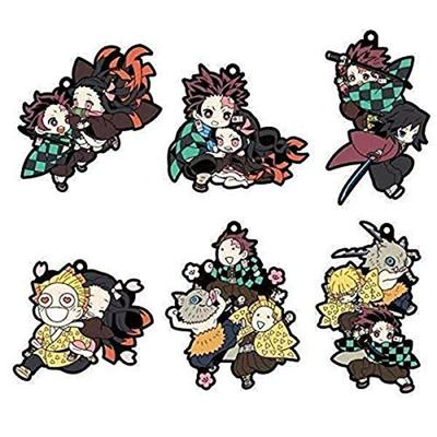 Коллекция резиновых талисманов Buddy Demon Kimetsu no Yaiba Slayer (BOX)