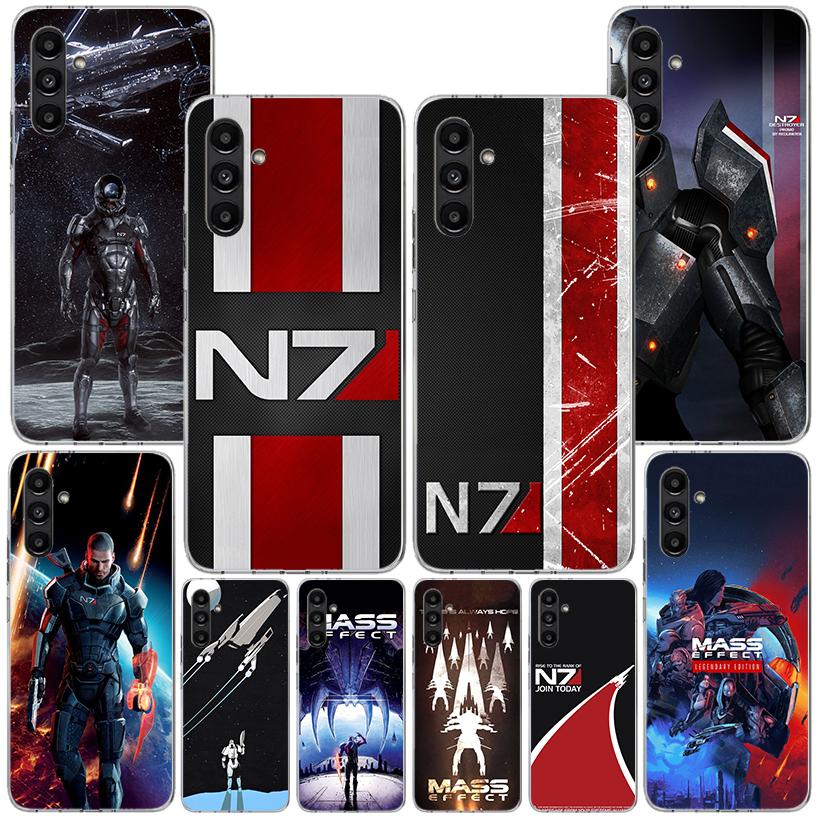 N7 Mass Effect Phnoe Case for Samsung Galaxy A17 A37 A57 A16 A26 A36 A56 A15 A14 A13 A55 A54 A53 A35 A34 A33 A25 A24 A23 A52 Gal