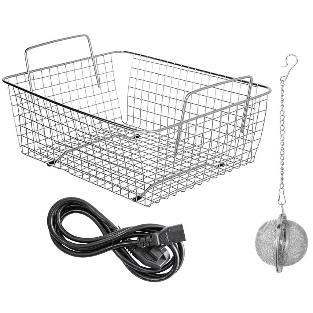 10L Ultrasonic Cleaner Jewelry Cleaner with Heater Timer for Jewelry Cleaning Knob Control Eyeglass Rings Dentures Music Instruments
