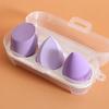 3Pcs Makeup Puffs Exquisite Shape Non-Irritation Practical Great Dry Wet Beauty Blenders Puff Liquid Sponge for Female