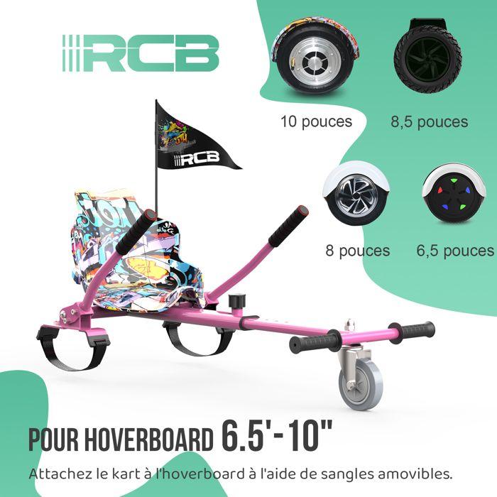 RCB Hoverkart Аксессуар для гироскутера - Регулируемое сиденье для картинга (20 кг Мин. - 100 кг Макс.) - Роза