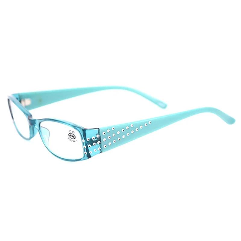 Fashion Reading Glasses Women Diamond Resin Reading Eyeglasses Rhinestone Glasses Eyewear Readers Diopter +1.0 To +3.5