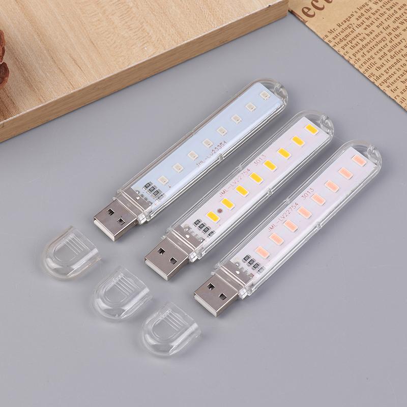 Мини Usb светодиодный светильник для чтения книг DC5V ультра яркий светильник для чтения книг 8 светодиодов портативный прикроватный светильник для портативного компьютера портативный ноутбук