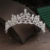 Children's Crown Tiara Princess Rhinestone Headband Model Catwalk Performance Crown Girls Birthday Dress Hair Accessories