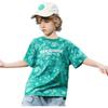 ASK JUNIOR Мальчишеская футболка с коротким рукавом и асимметричной полоской, быстросохнущая