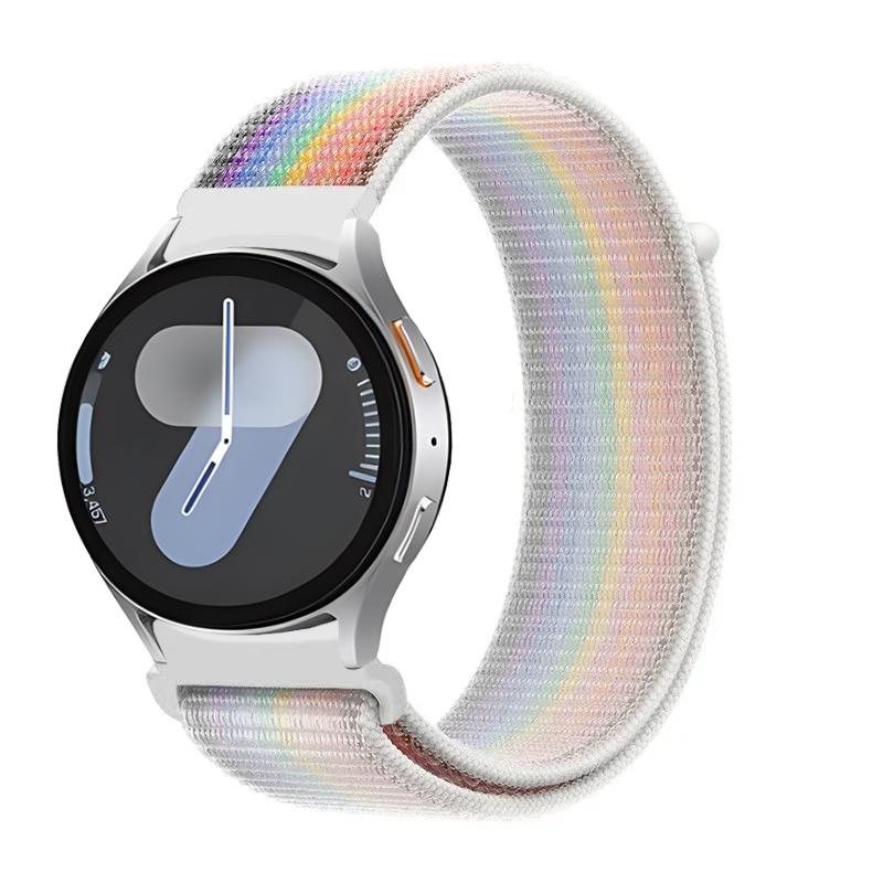 Нейлоновый петлевой ремешок для Samsung Galaxy Watch 7/FE/6 5 4 44мм 40мм Оригинальный ремешок для Watch 6 Classic 47мм 43мм/5 Pro 45мм