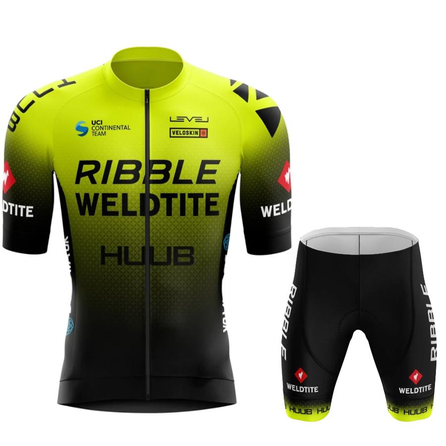 Team Wielertui Set Fietsleding Mtb Bike Kleding Uniform Maillot Ropa Ciclismo Man Fietspak 2026 Summer Breathable Cycling Suit Set