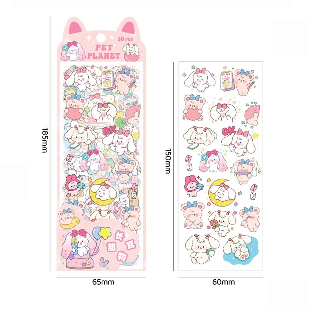 20pcs DIY PVC Sticker Cartoon Patterns Water Bottle Decor Cute Notebook Decoration  Children