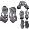 Winter Children Boys Girls Windproof Non-slip Thick Warm Sports Mittens Kids Ski Gloves Waterproof