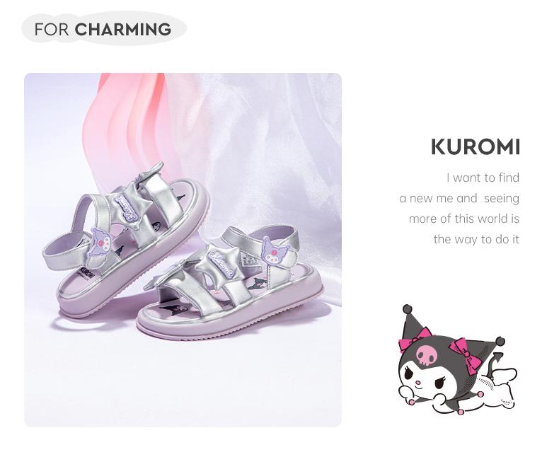 Kulomi children's shoes, girls' new sandals, 2026 summer stylish versatile princess shoes