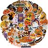 13 Models of 50 Halloween Holiday Decoration Graffiti Stickers Suitcase Computer Waterproof No Glue Stickers DIY