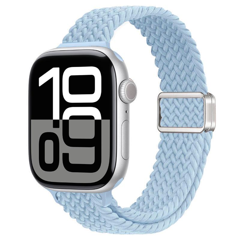 Тонкий нейлоновый ремешок для умных часов Ultra 2 49 мм 10 9 8 7 41 мм 45 мм 46 мм женский мягкий эластичный браслет для часов серии 6 5 4 3 2 1 SE 40 42 44 мм 38 мм