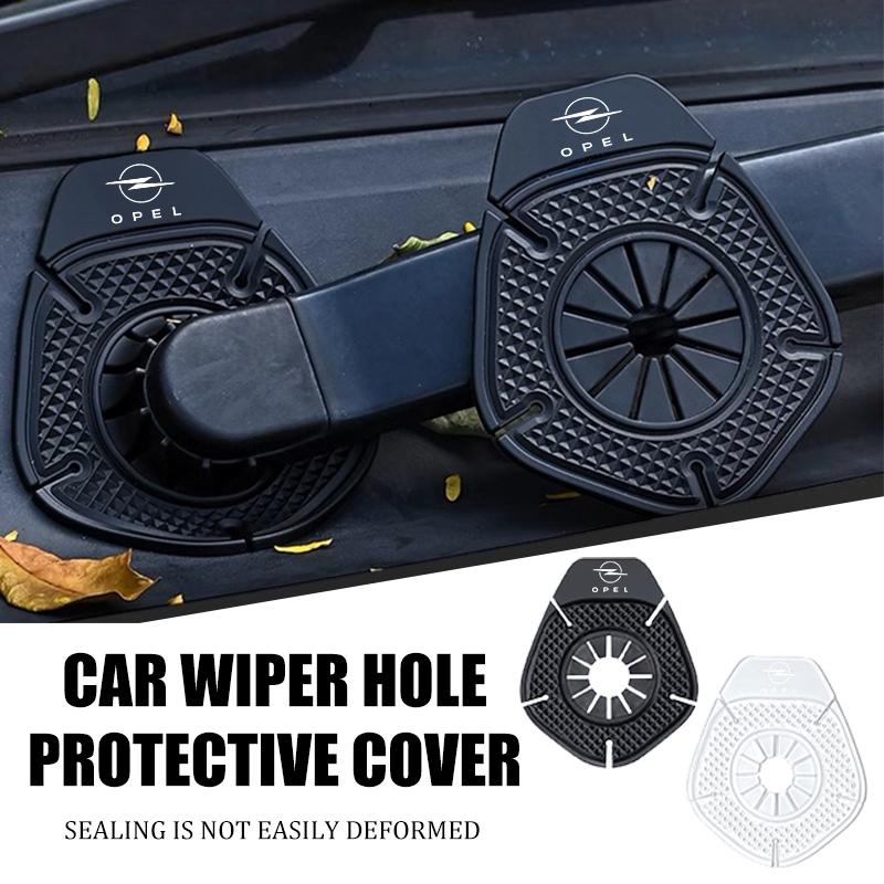 AAAYS1 For Opel Car Windshield Wiper Bottom Hole Dustproof Cover Protective Covers Accessories OPC Astra J H G K Insignia Corsa D B E