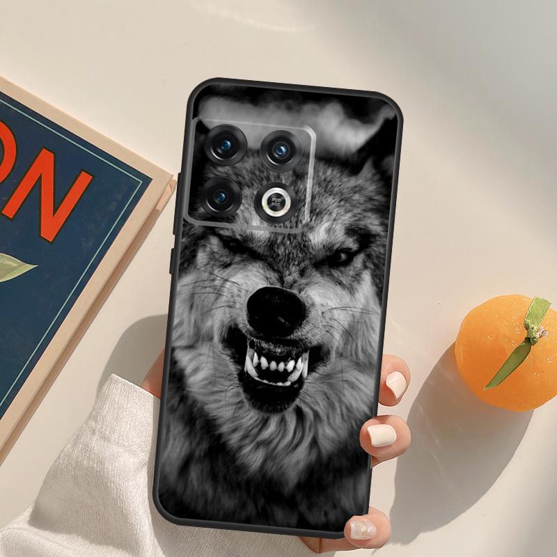 Чехол Animal Wolf Howling для OnePlus 13T 10T 10R 12R 13R 15 13 12 11 10 9 Pro Nord CE 5 2 3 4 Lite N20 N30