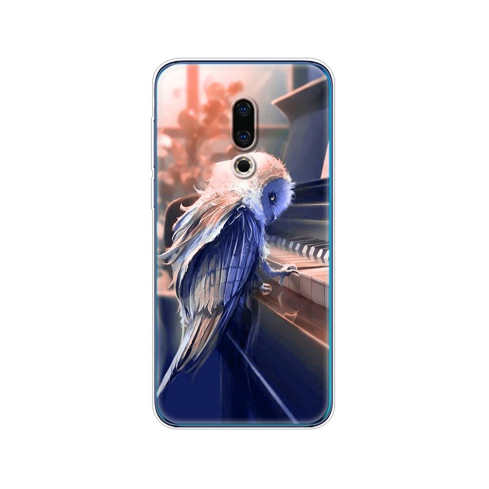 Чехол для Meizu 16th, 6,0 дюйма, силиконовый чехол для Meizu 16th Plus, чехол 6,5 дюйма, мягкий чехол из ТПУ, чехол с рисунком, зима, снег, Рождество