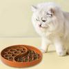 Yousheng Slow Feeder Dog Bowl Non-Slip Feeding Bowl Slow Down Pet Eating Speed Silicone Pet Food Bowl with Suction Cup for Fast Eaters Cats Dogs