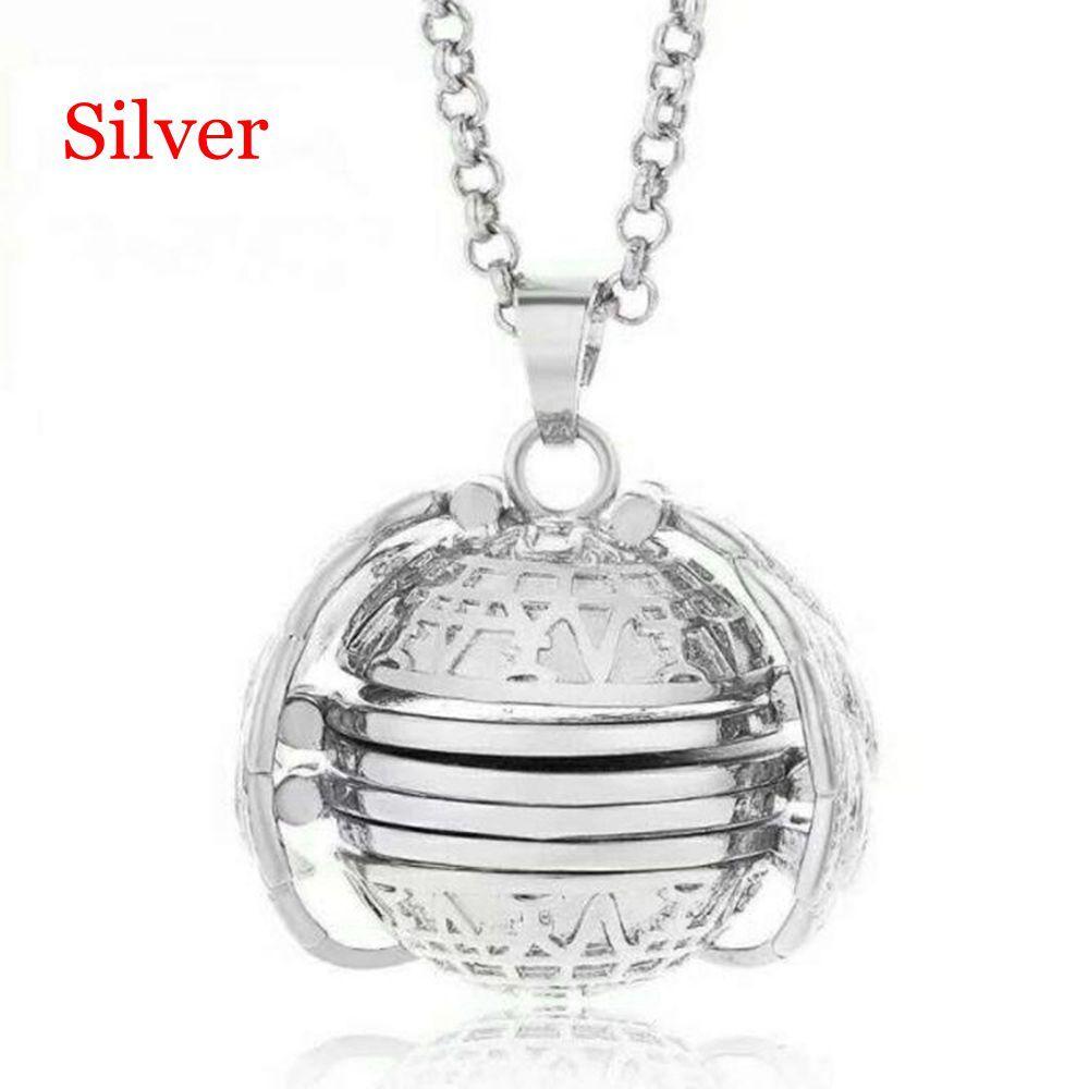 Jewelry Family Photo Magic 4 Photo Pendant Memory Floating Locket Necklace Angel Wings Long Chain