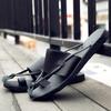 Мужские Сандалии Летние Мужские Шлепанцы Новые Пляжные Сандалии Мужские Легкие Шлепанцы Дышащие Полуботинки Повседневные Мужские Ленивые Туфли