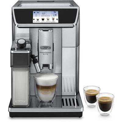 Кофемашина с кофемолкой - De'Longhi - Primadonna elite - ECAM650.75.MS - 21 рецепт - Нержавеющая сталь