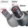 20-60x80 Spotting Scope Zoom Dual Focus FMC Bak4 Waterproof Powerful Telescope Camping Equipment for Hunting BirdWatching