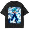 Летняя ностальгическая футболка Dragon Ball 2026 100% хлопок Плотная стираная ретро оверсайз мужская с принтом аниме стритвир унисекс