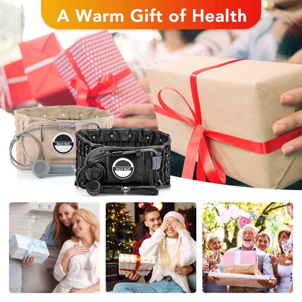 Inflatable Waist Belt Massager Adjustable Decompression Back Belt Lumbar Support Waist Air Traction Brace Waist Massage Belts