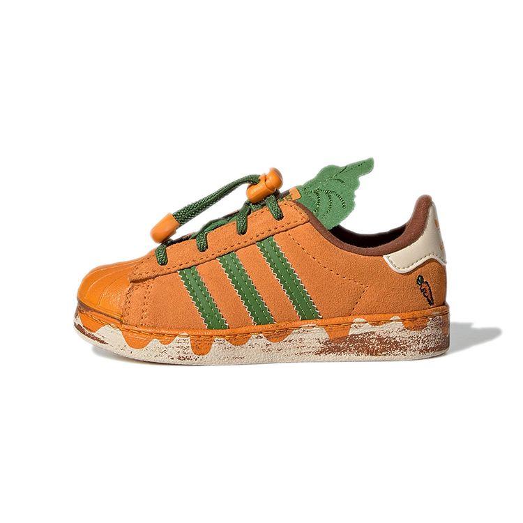Adidas Originals Melting Sadness X  Superstar 360 Comfortable Durable Low-Top Sneakers Baby Sneakers Earth-Yellow GX3961
