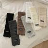 Solid Color Summer Thin Breathable Leg Warmers Japanese Simple Long Knee High Socks Women Elegant Leg Warmers Trendy Calf Socks