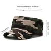 Men Women Tactical Flat Cap Hat Camouflage Baseball Cap Hat Outdoor Sports Camping Hiking Sunhat Hunting Sun Cap Sunscreen