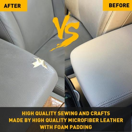 For 2008-2013 Toyota Highlander Complete Center Console Lid Armrest Cover Gray