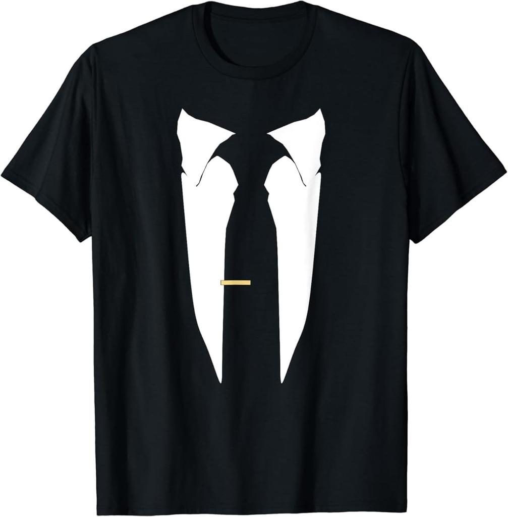 Suit Tie Wedding Tuxedo Prom Bachelor Ceremony T-Shirt