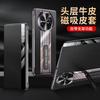 Модный Чехол-книжка Для Huawei Mate X5 X3 Из Натуральной Кожи Смарт-чехол с Окном для Просмотра Пробуждение Сон Чехол С Подставкой Держатель