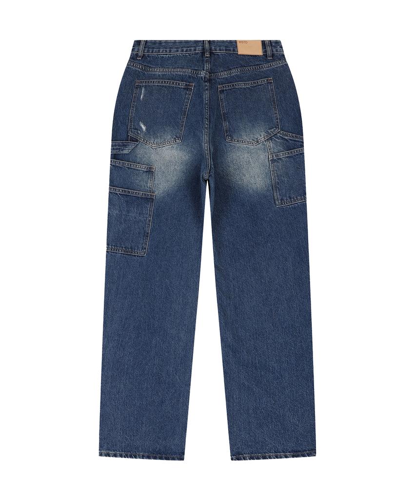 W STANDARD Denim Carpenter Pants [Blue]
