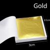 500PCS Sheets K Pure Genuine Gold Leaf Foil Sheet Gold for Art Crafts Design Gilding Framing Scrap