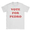 Футболки Vote For Pedro Мужские Креативные 100% Хлопок Футболки с Круглым Вырезом С Коротким Рукавом Печатные Топы