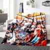 1 шт. Мягкое фланелевое одеяло Grand Theft Auto с дизайнерским принтом. Уютное одеяло для всех сезонов, идеально подходит для дивана, кровати, офиса
