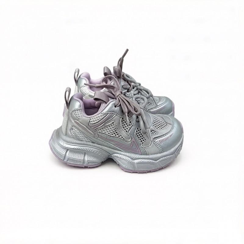Youth style shoes Kids Chunky Sneakers Breathable Mesh Upper Rubber Sole Casual Shoes Boys Girls