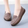 Fashion Summer Breathable Soft Sole Fashionable Casual Women's Single Shoe Comfortable Anti-Slip Wear-Resistant Mom Shoe Versatile