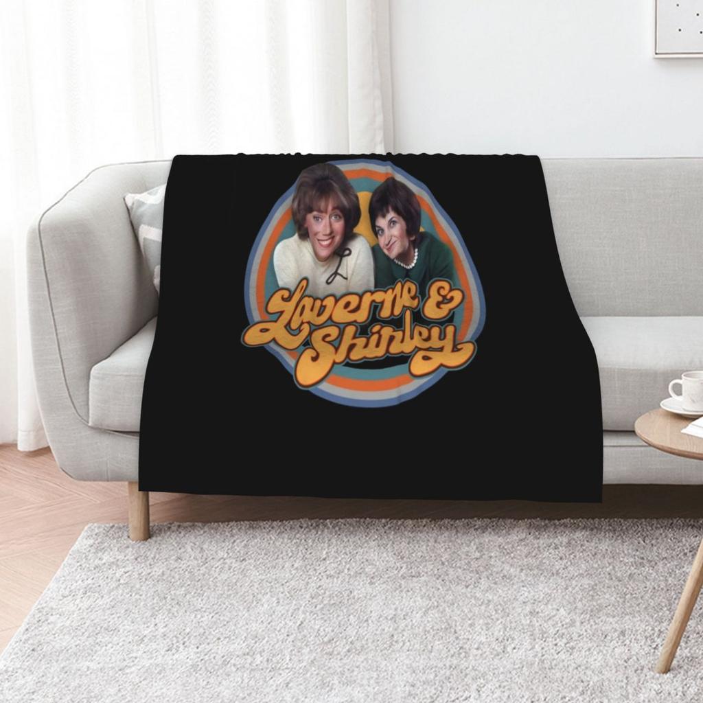Laverne And Shirley T-ShirtLaverne and shirley Throw Blanket Men's Soft Warm Throw Blanket for Couch