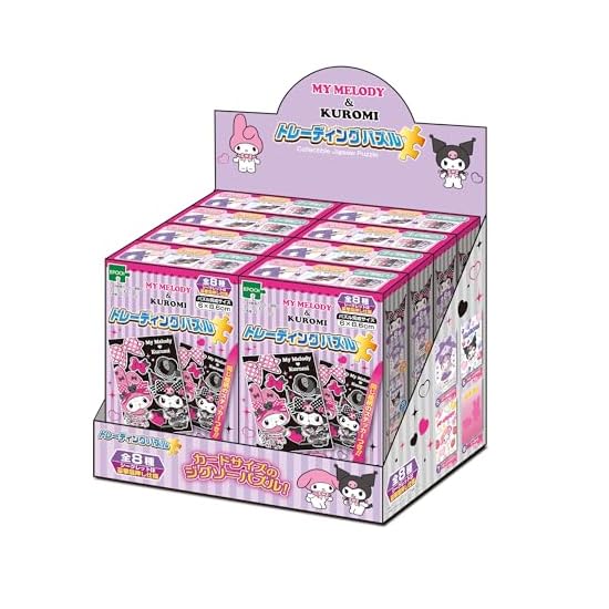EPOCH Trading Card Size Jigsaw Puzzle - Trading Card Puzzle 58-209 My Melody & Kuromi 24/35/63 Piece