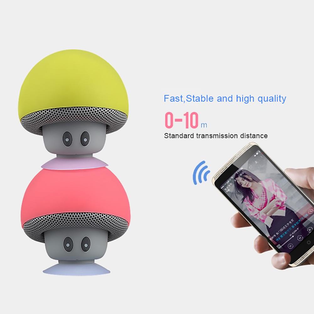 Мини Bluetooth-динамик, портативный беспроводной стерео сабвуфер, водонепроницаемый держатель на присоске, беспроводной динамик