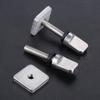 2 Pieces Stainless Steel Fin Screw Fin Screw Plate Set