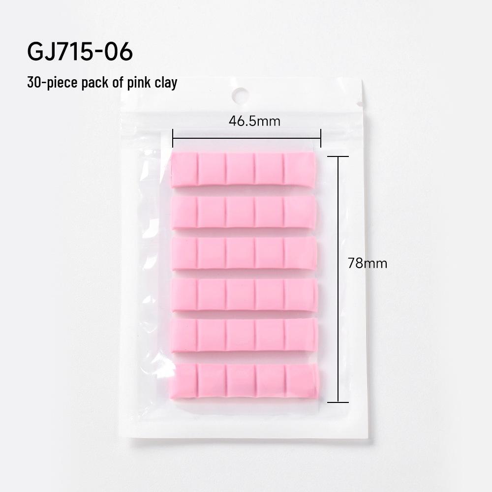 Multi-Functional Blue Nail Art Fixing Clay - Super Sticky, Traceless Nail Tip Putty