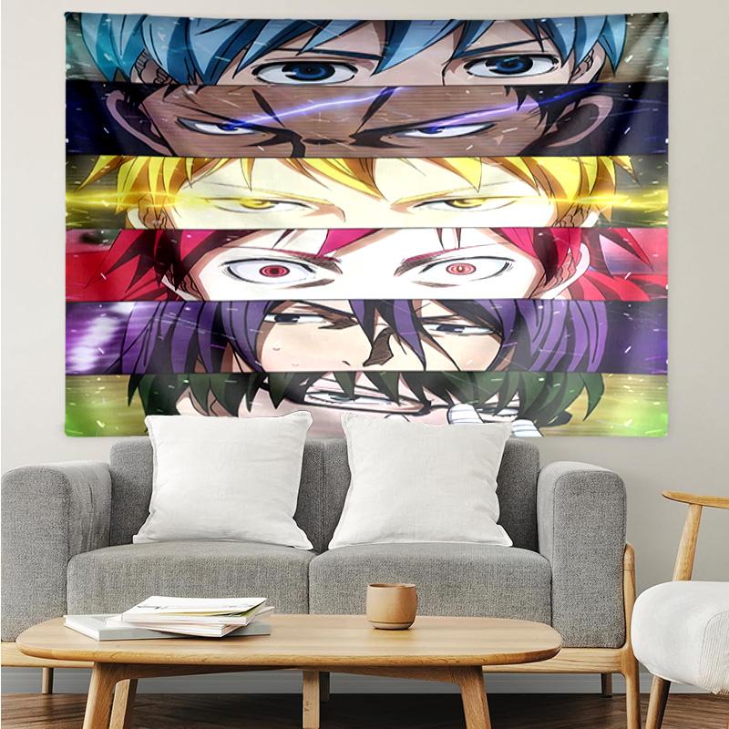 Kuroko's Basketball1 Tapestry for Bedroom Aesthetic Classroom Tapestries Wall Hanging for Living Room Dorm Office,Ideal Creative Gift