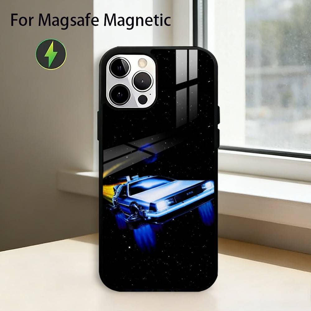 Movie Back To The F-Future Phone Case For iPhone17,16,15,14,13,12,11 Plus,Pro Magnetic with Magsafe Wireless Charging