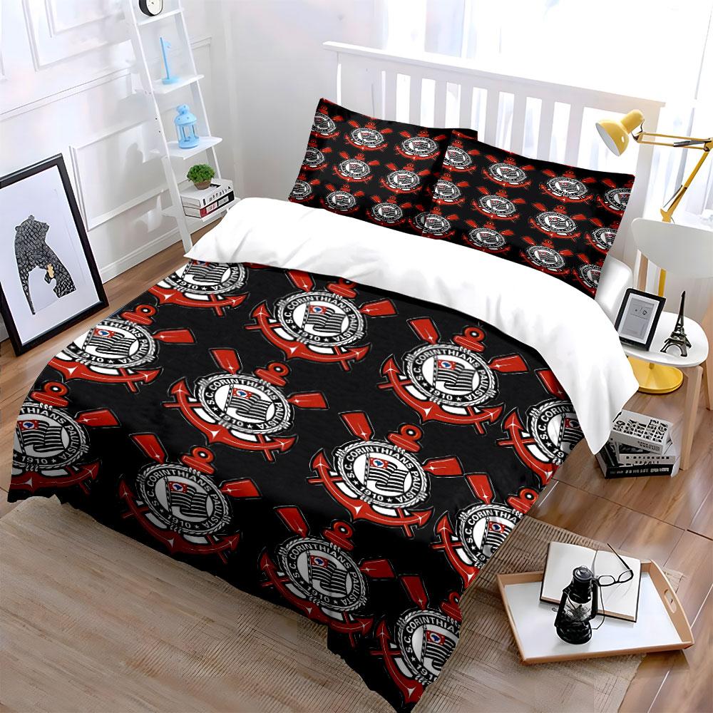 "Corinthians Logo Bedding Set" Bedding Duvet Cover Set Duvet Cover Pillowcases (1 * Duvet Cover 2 * Pillowcases, without duvet insert)