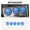 Betterhumz Для Mazda 6 2003-2015 Из Алькантары Накладки на воздуховоды центральной консоли Наклейки Аксессуары для интерьера автомобиля